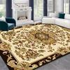 European Style Golden Large Living Room Carpets Luxury Decoration Washable Plush Bedroom Rug Lounge Tatami Non-slip Floor Mat