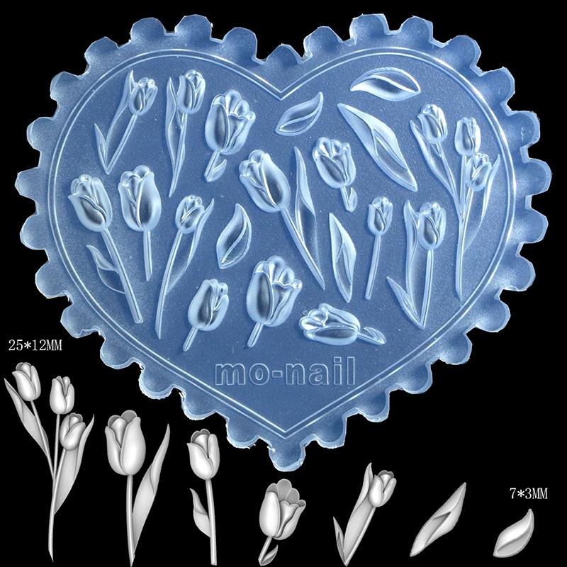Форма для лепки ногтей Креативный цветок Бабочка Снежинка Украшения для нейл-арта Штамповочные пластины DIY Маникюр Аксессуары для ногтей Инструменты