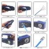 VCE GJ670BL Penetration Type RJ45 Crimping Tool Crimping Pliers Cutting During Crimping Compatible with CAT6A CAT6 CAT5E Penetration Type RJ45