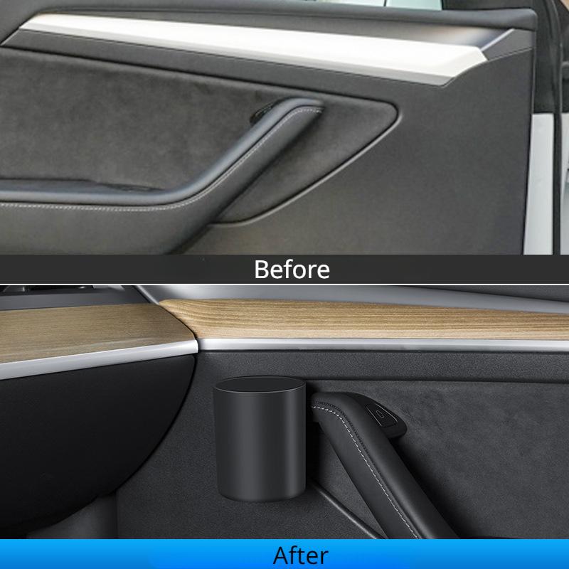 2/4 шт. для Tesla Model 3 Y, подстаканник на дверь автомобиля, ящик для хранения стаканов, крепление на дверь, подставка для бутылки с водой, автомобильные аксессуары