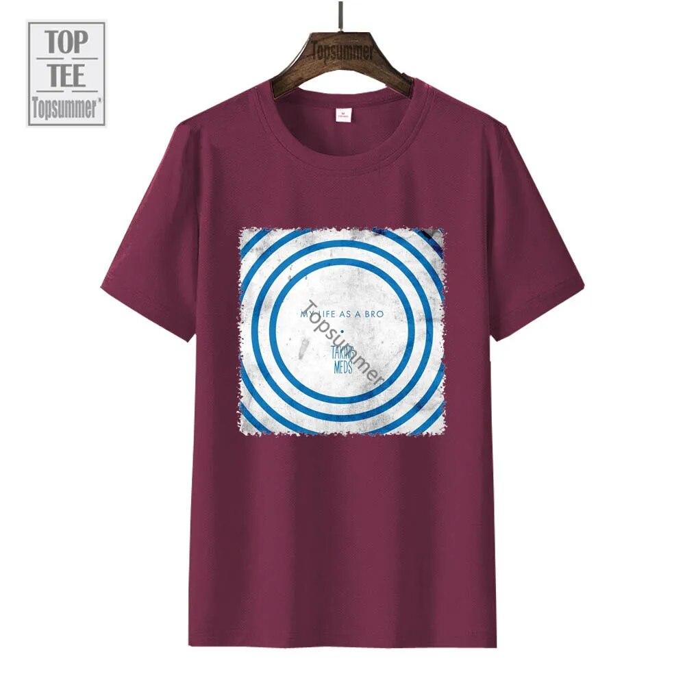Футболка с альбомом My Life as a Bro, футболка с короткими рукавами в стиле хип-хоп и рок, футболка FeUnisex, черная одежда