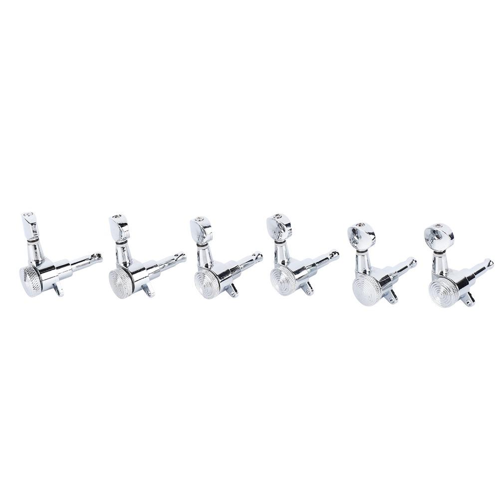Metal Electric Guitar Tuning Pegs Silver String Tuning Keys Guitar Tuning Key Set Electric Guitar