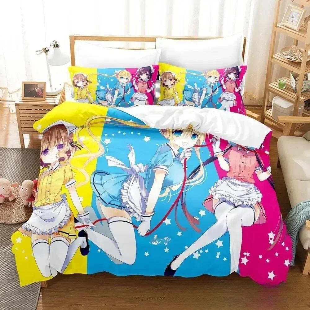 3D Kawaii Blend S Bedding Set Printed With Pillowcase Duvet Cover Soft Queen King Size Bedclothes Home 3D Anime Bed Sheet Set