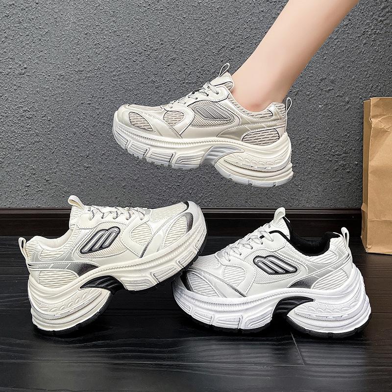 Paris old dad shoes women 2025 новые модные универсальные сетчатые дышащие нескользящие повседневные спортивные кроссовки