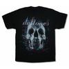 Хоррор Deftones Футболка с принтом черепа Мужская Женская Готическая Винтажная Футболка Хип-хоп Большого Размера Футболка Y2k Унисекс Популярная Футболка