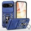 For Pixel 9 Anti-fall Stand Phone Case 2-in-1 Sliding Window All-inclusive Phone Case