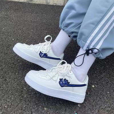 Универсальные маленькие белые туфли женские туфли осень и зима платформа универсальные студенческие спортивные и повседневные туфли приливные туфли кампус