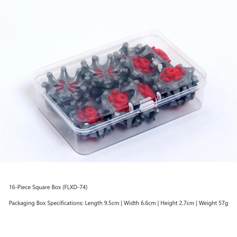 16pcs Golf Shoe Spikes TPU Golf Cleats Replacement - 9 Colors Quick Rotation Installation for Golf Shoes for Women Men 5