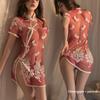 Sexy Lingerie Women Sexy Uniform Set Mesh Cheongsam Cosplay Chinese Style Sexy Lingerie Qipao Dress Erotic Dresses Sex Costumes