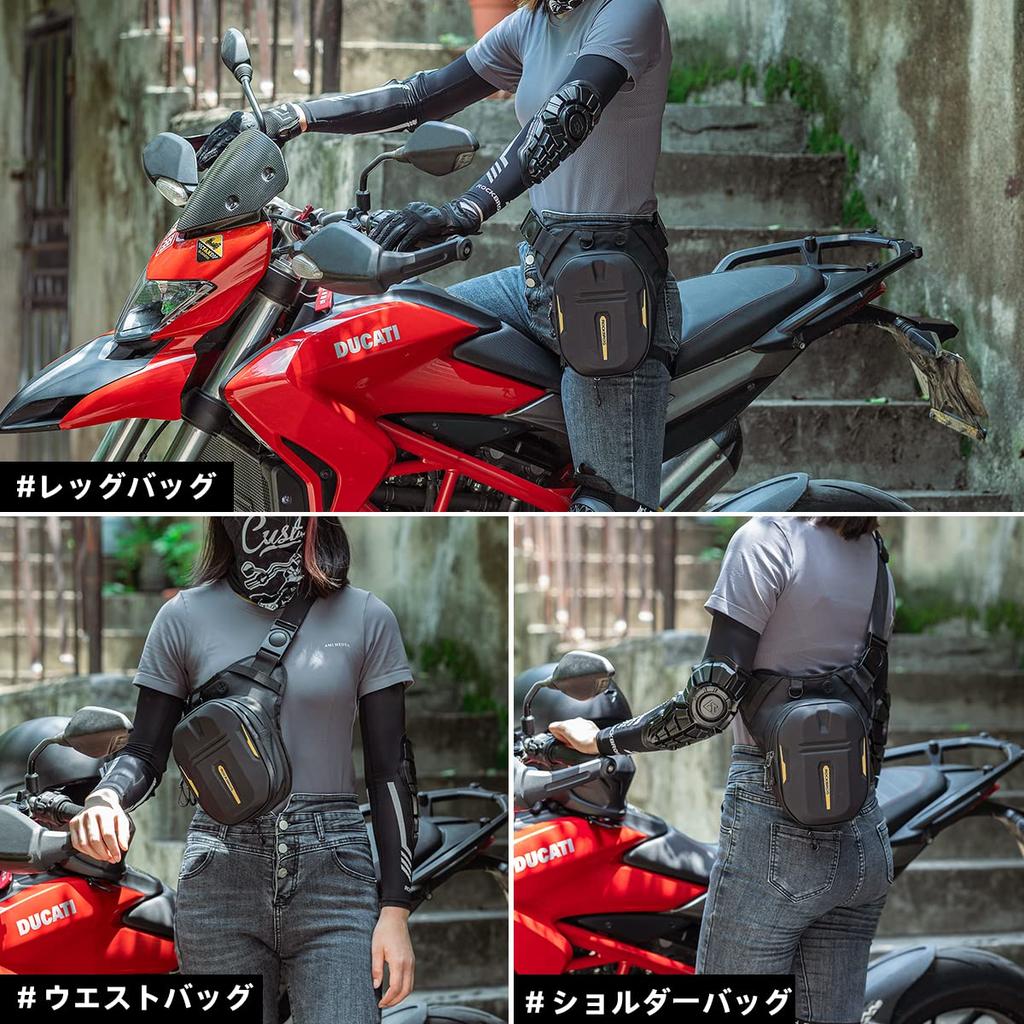 ROCKBROS Набедренная сумка через плечо Мотоциклетная на бак Поясная Жесткий корпус На бедро Большая Магнитная Регулируемый разделитель Многофункциональная и стильная Сумка на сиденье для мужчин и