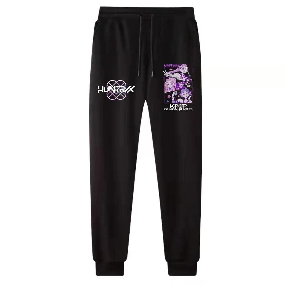 Kpop Demon Hunter Pants Streetwear Men Women Jogging Sweatpants Print Running Trousers Sport Oversized Jogger Pants