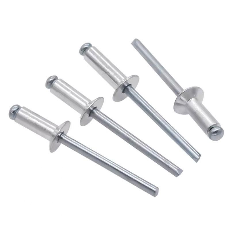 Aluminum Countersunk Open End Rivets GB12617 (Sizes: 2.4mm, 3mm, 3.2mm, 4mm, 5mm)