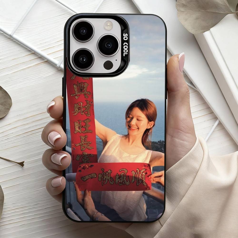L-lusi R-Rosy Z-Zhao Актер Чехол для телефона Для iPhone17,16,15,14,13,12,11 Plus,Pro Max Черный Конфетный серебряный чехол для телефона