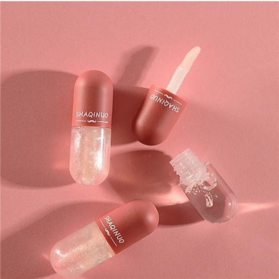 Мгновенное увеличение объема губ, восстановление объема губ, уменьшение морщин, блеск для губ, стойкий увлажняющий крем, изменение температуры, капсулы с маслом для губ