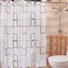 1pc With Pattern Shower Curtain PEVA Waterproof Shower Curtain Bathroom Partition Curtain Bathroom Decoration Accessories