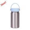 350ml Stainless Steel Vacuum Insulated Sports Water Bottle With Carry Loop 316 Inner Liner Leakproof Flip Cap