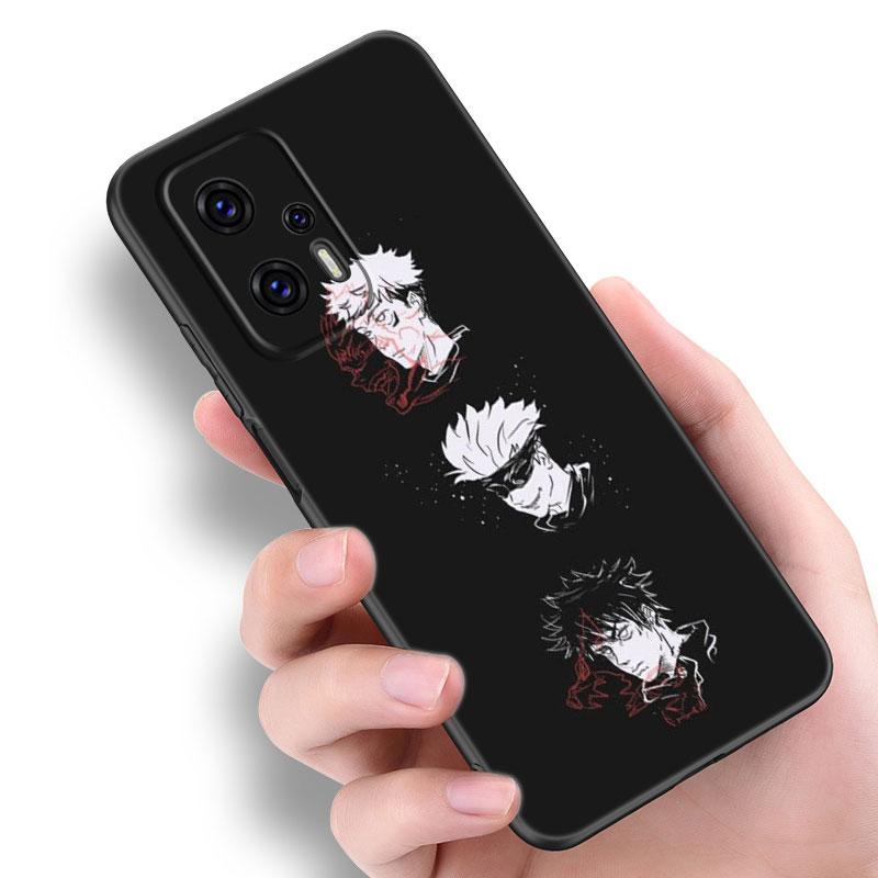 Чехол для телефона с изображением аниме дзюдзюцу кайсен для Xiaomi POCO F2 F3 M2 M3 M4 X3 X4 Pro NFC F4 GT 5G F1 X2 C3 C31 C40 M5S, мягкий черный чехол из ТПУ