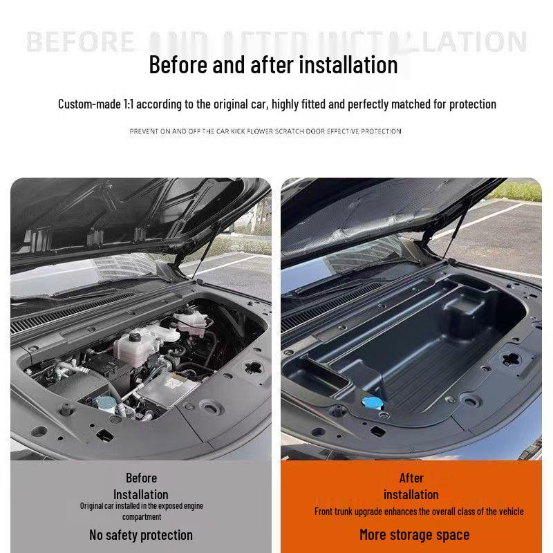 Улучшенный ящик для хранения в переднем багажнике для электрических моделей Leapmotor C10/C16