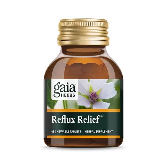 Gaia Herbs Rapidrelief Таблетки для облегчения рефлюкса, 45 штук