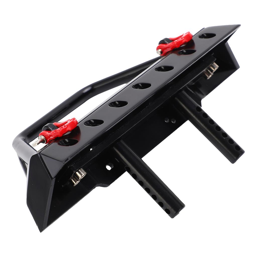 RC Stinger Передний бампер со светодиодной подсветкой для Axial Scx10 II III Поколения 110 RC Автомобиль Трапециевидный