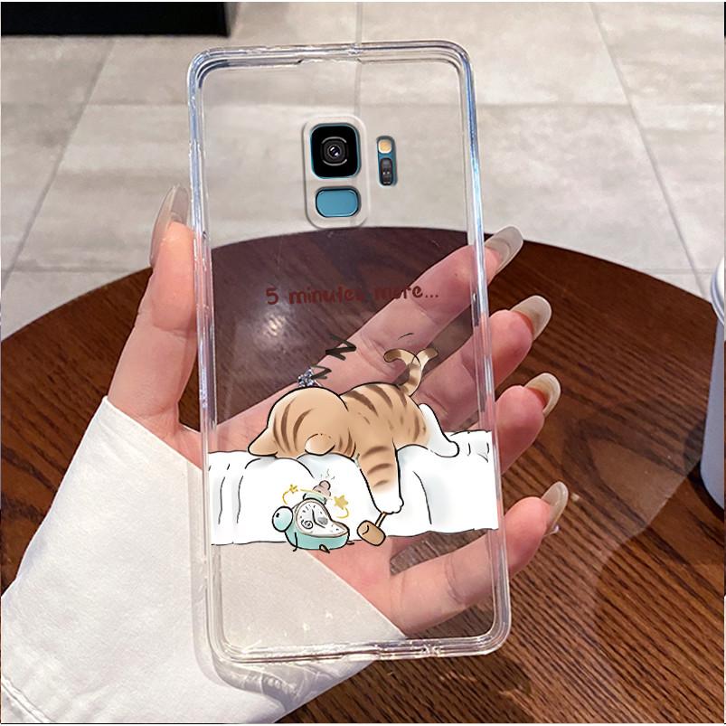 Чехол для Samsung s9 Прозрачный Роскошный Милый Кролик с Сердечками Забавный Мягкий Силиконовый ТПУ Задняя Крышка Samsung S9+ / S9 Plus Защитный Чехол для Телефона