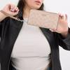 Новый кошелек COACH из канвы с покрытием, маленький размер, женский, песочный, CW778-SVPWH