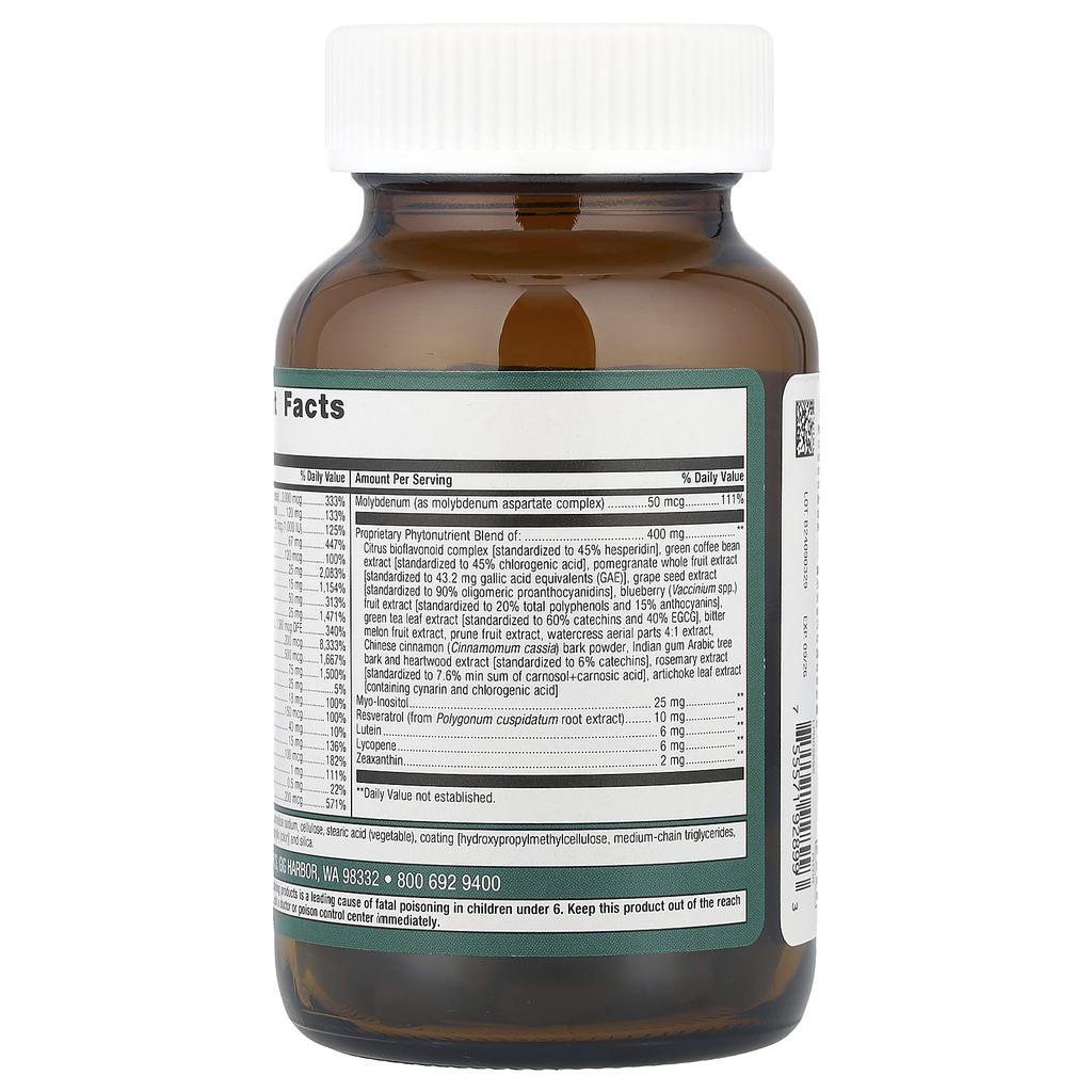 Phytomulti® Multivitamin with Iron, 60 Tablets