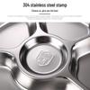 Stainless Steel Divided Lunch Tray for Kids - 10 Pack