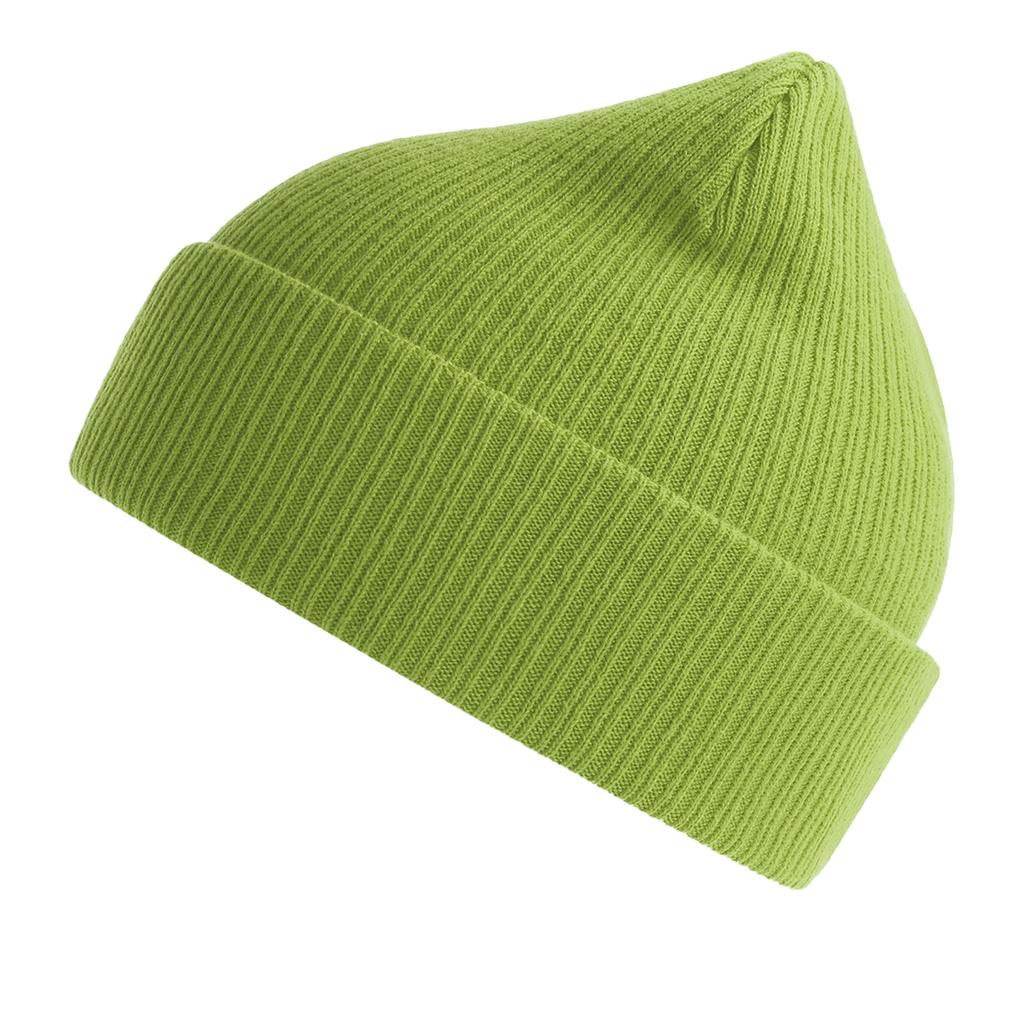 Atlantis Unisex Adult Nelson Ribbed Organic Cotton Beanie