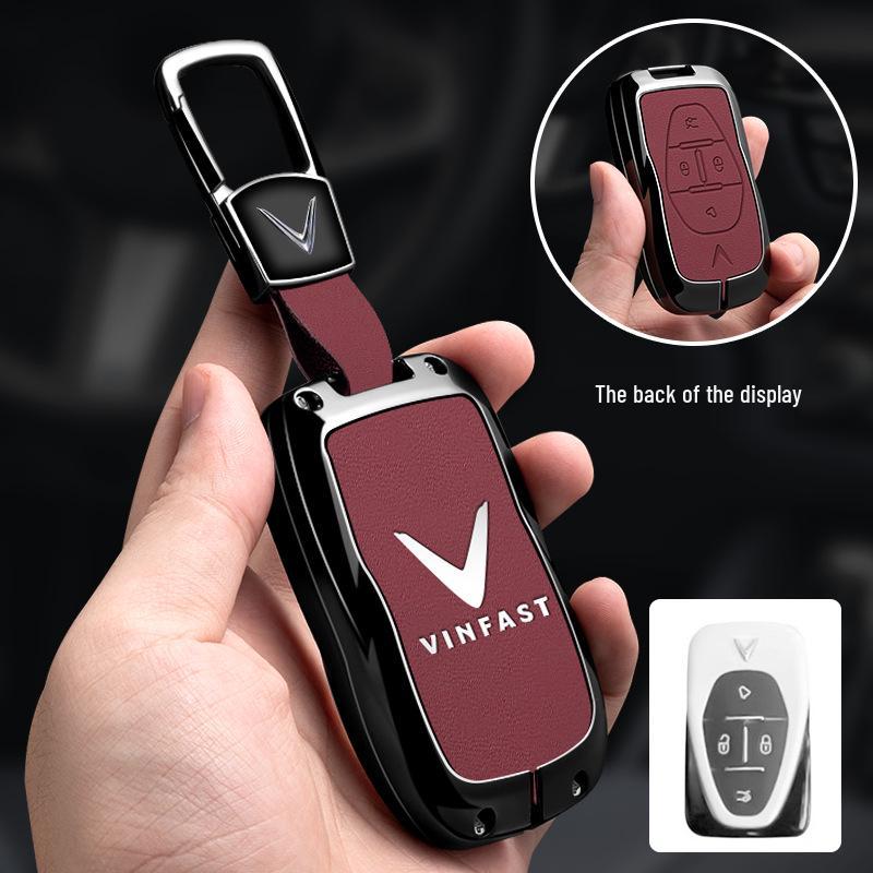 Vinfast Vietnam Car Key Case for Zhonghua V5/VF8 VF3/5/9 with Premium Keyring Buckle