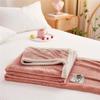 Мягкое теплое одеяло из кораллового флиса, зимняя простыня, покрывало, моющиеся фланелевые одеяла для дивана, дышащие покрывала