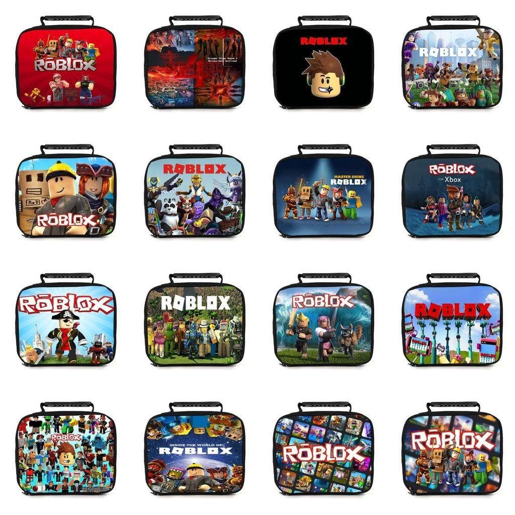 Портативная сумка для ланча Roblox для студентов, изолированная и вместительная