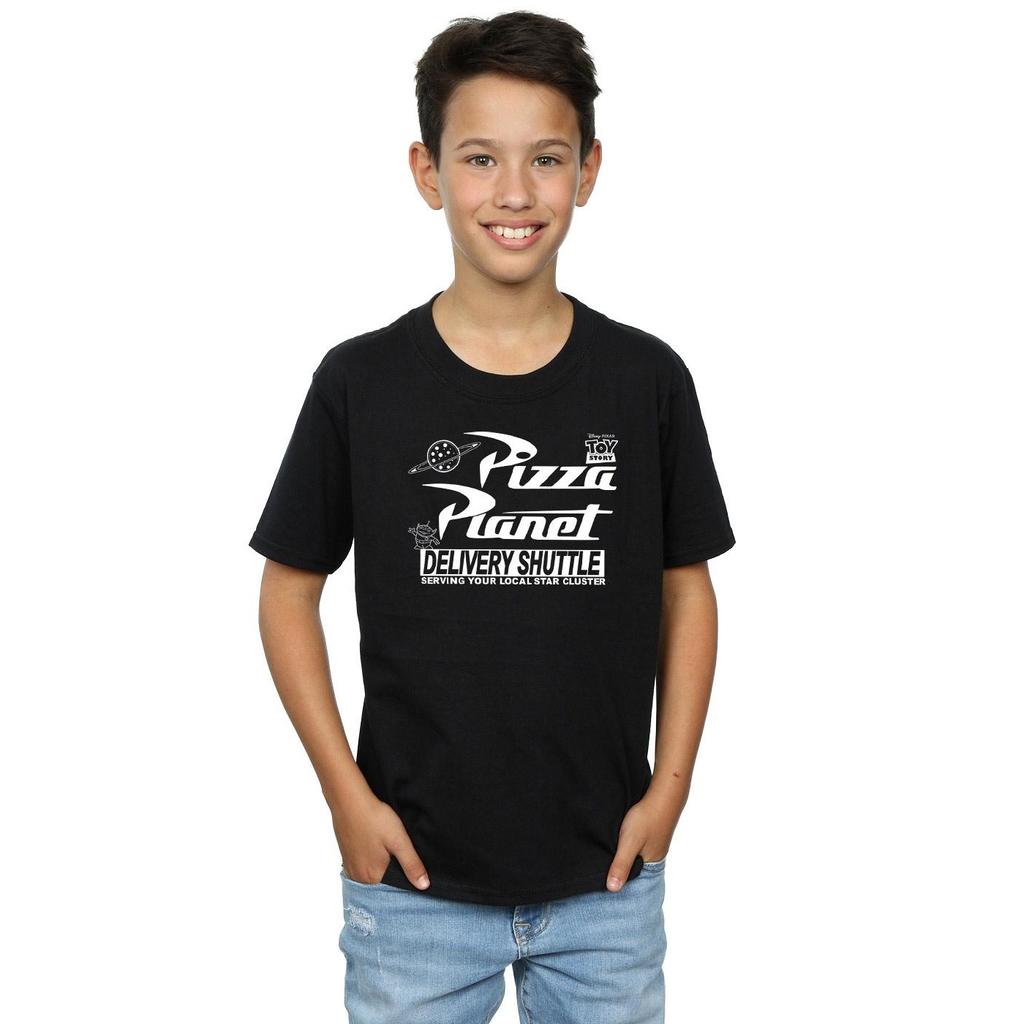 Disney Boys Toy Story Pizza Planet Logo T-Shirt