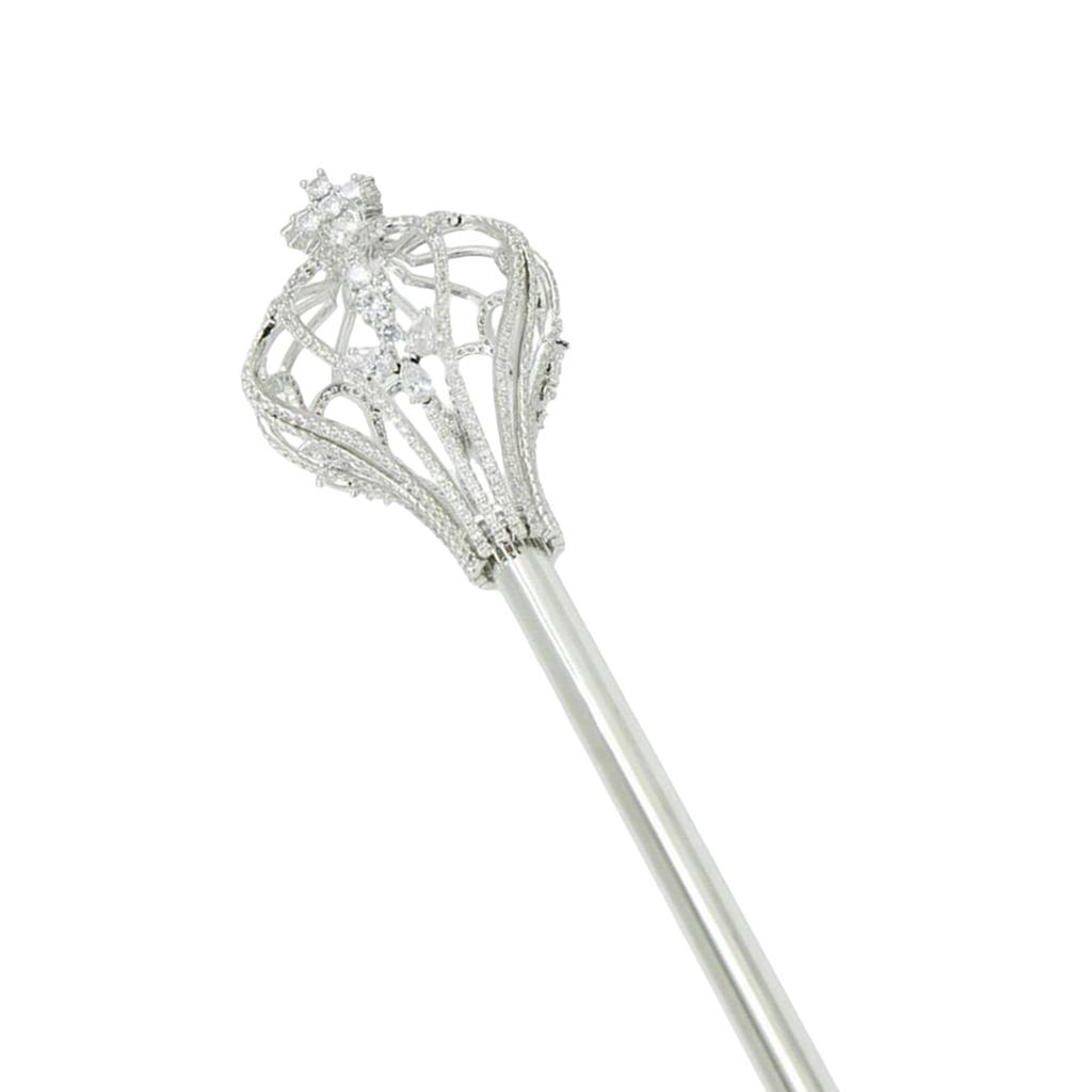 Luxury Rhinestone Royal Scepter Costume Prop For Princess Pageants Wedding Events And Christmas Celebrations