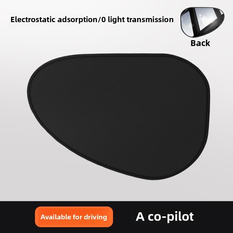 Electrostatic Sun Visor for Car Side Window 4-Layer Sun Shade Curtains Anti-Glare UV-Blocker Auto Sun Protection Cover