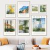 Monet Abstract Landscape Posters Exhibition Museum Wall Art Print Canvas Painting Gallery Wall Pictures For Living Room Decor