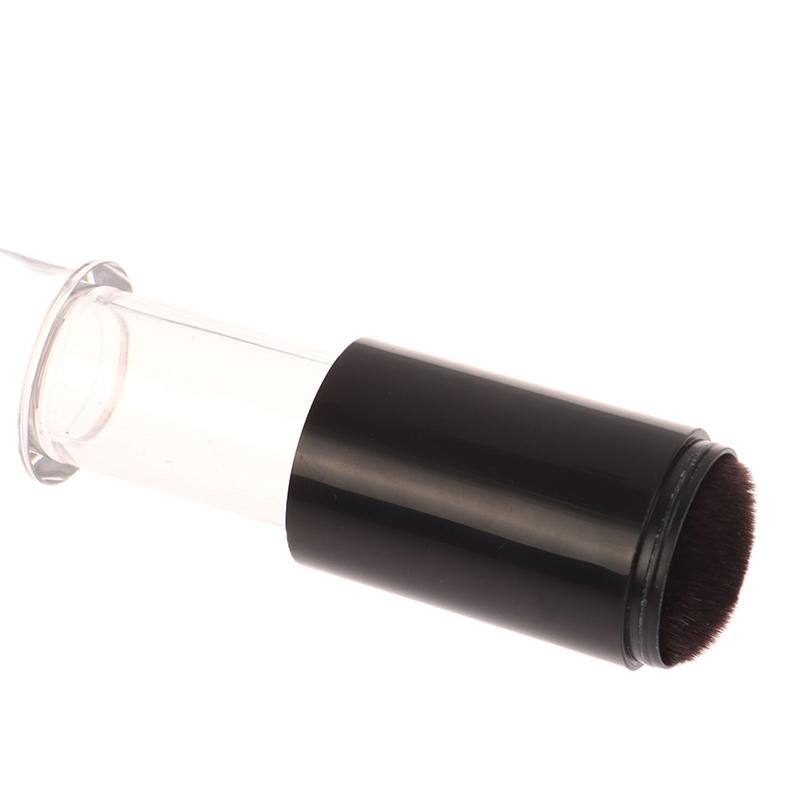 2 в 1 Кисть для нанесения тональной основы Пустая дорожная кисть для румян с заправляемым флаконом для рассыпчатой пудры Баночка для макияжа Косметические инструменты