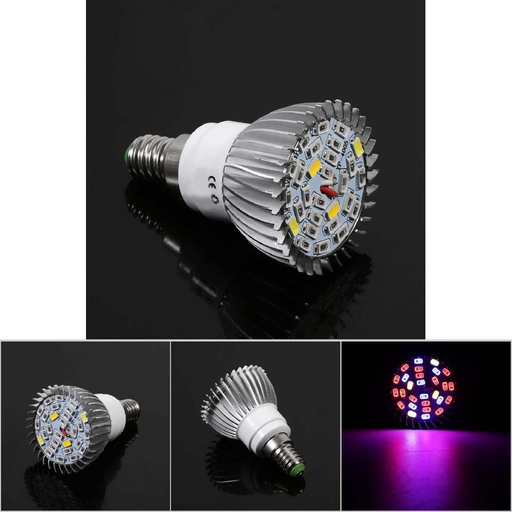 28W Power Led Grow Light 85V-265V Plant Grow Lamp Efficient Growing Lamp Bulb DIY Hydroponics