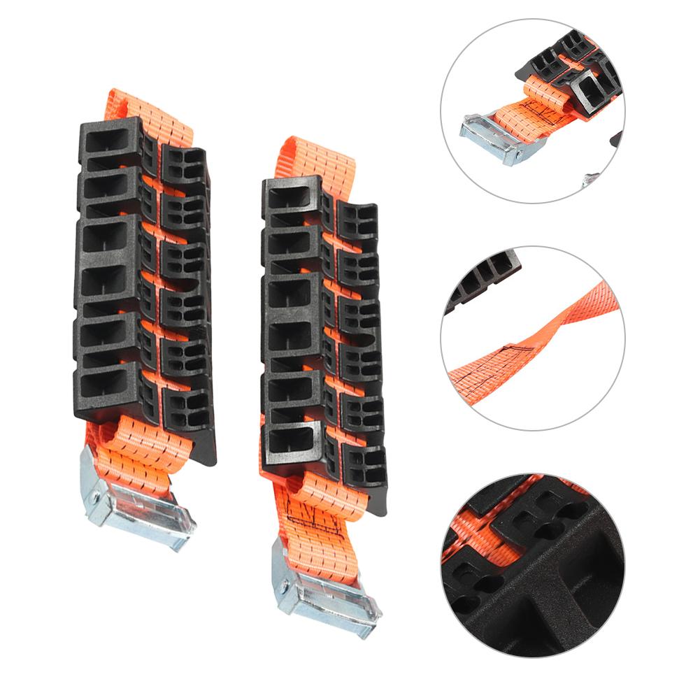 2 PCS Tire Traction Device Emergency Snow Mud Sand Car Tire Traction Blocks Anti-Skid Tire Straps for Off Road Trucks