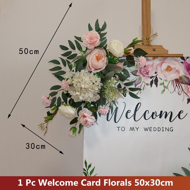 Креативный знак, угловой цветочный декор, свадебный цветочный реквизит, приветственная открытка, цветочная гирлянда, букет цветов