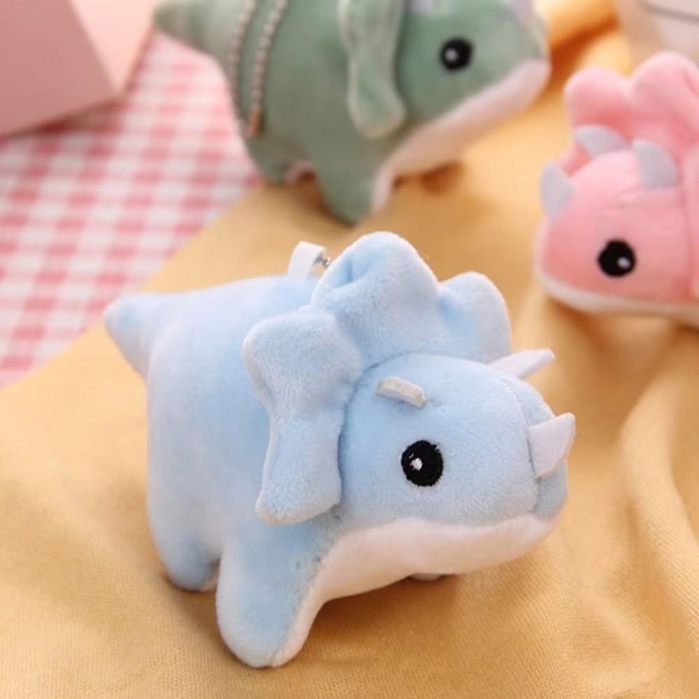 Soft Plush Dinosaur Plush Keychain Stuffed Design Dinosaur Doll Pendant  Gift