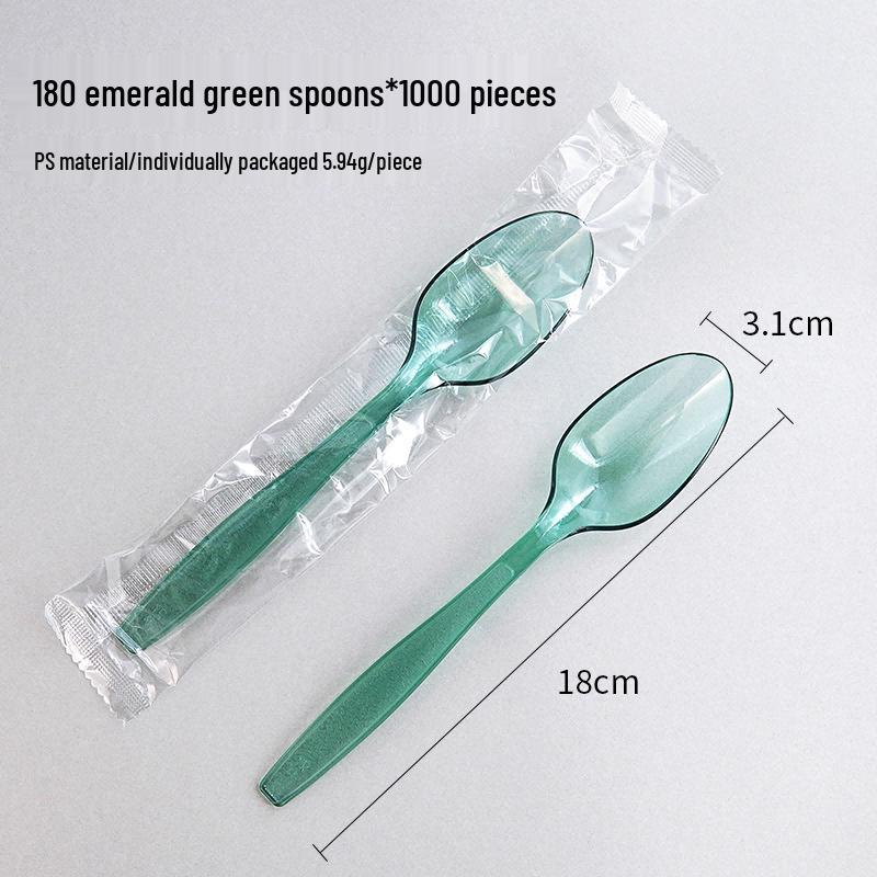 Yu De Feng Disposable Plastic Spoons & Forks