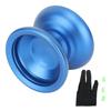 Kids Yoyo Toy Unresponsive Bearing Strong Balance Stable Rotation Alloy Yoyo Ball with Glove