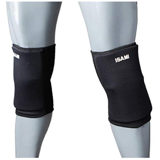 Isami Knee Cap Foot and Shin Support for Martial and MMA L-120 Guard, Arts, Karate, Kickboxing, (Free Size, Black)