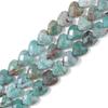 8MM Natural Opal Stone Beads For Jewelry Making Faceted Heart Shape Loose Spacer Beads Charm DIY Bracelet Earring Accessories