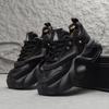 Men's Black Casual Sneakers Comfortable Platform Shoes Men Designer Height Sneakers Men Casual Sports Shoes