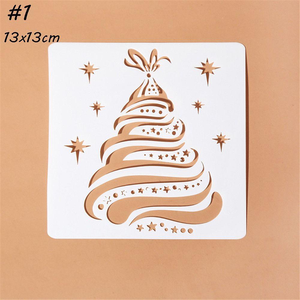 Stamp Album Decorative DIY Craft PaintingTemplate Scrapbooking Merry Christmas Layering Stencils