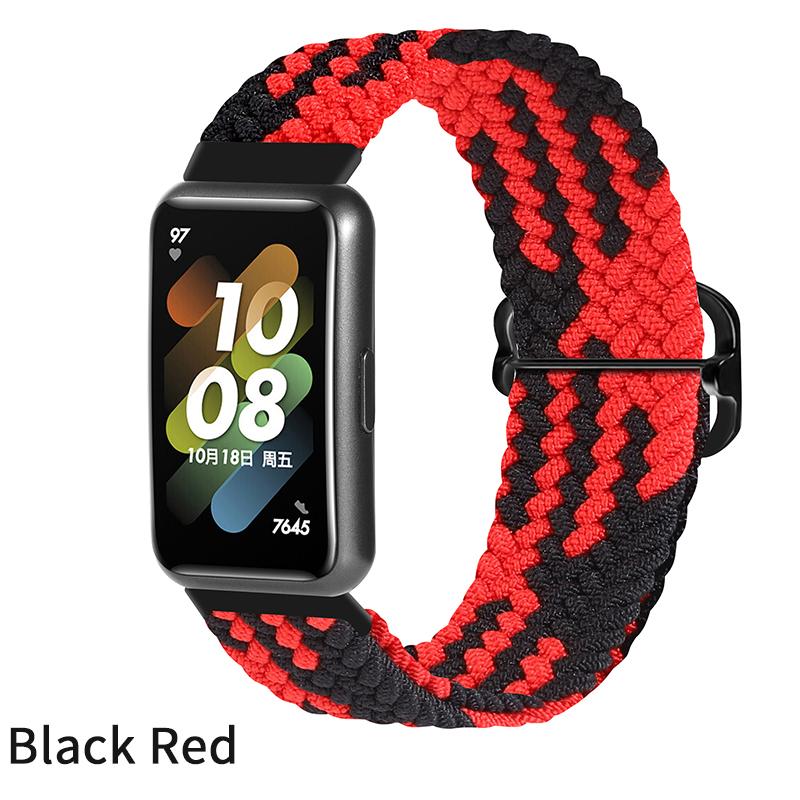 Регулируемый нейлоновый ремешок для Huawei Band 7, дышащий 7NFC, запасные аксессуары, эластичный браслет для браслета Huawei Band7