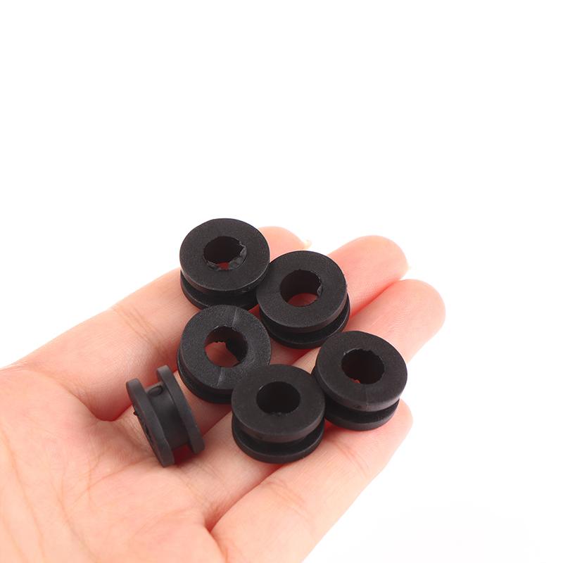 Innovative And Practical For 10Pcs Motorcycle Side Cover Black Rubber Grommets Gasket Fairings