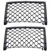 1/2pcs Car Rear Back Seat Storage Cargo Organizer Car seat book net pocket Storage Net Elastic Cargo Storage Shelf Mesh Pocket